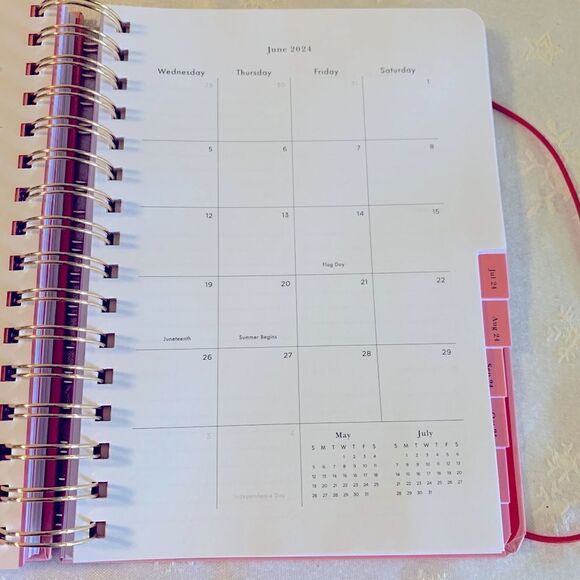 Kate Spade Planner Journal Agenda Notes Aug 2023 - Dec 2024 NWT not used - Picture 6 of 8